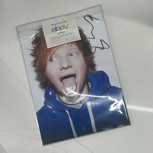 Ed Sheeran Poster — Signed by Artist